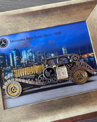 Mercedes Benz Super Sport 1928 Cod M 727・Mix mecanisme ceas・Cadouri pentru barbati cu stil