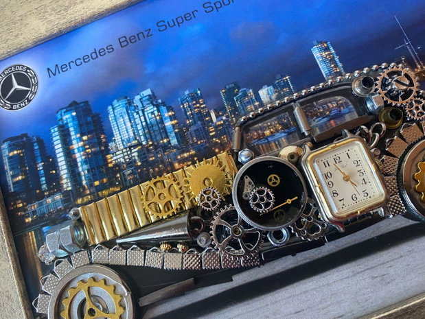 Mercedes Benz Super Sport 1928 Cod M 727・Mix mecanisme ceas・Cadouri pentru barbati cu stil