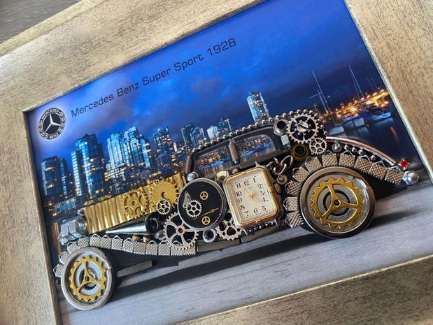Mercedes Benz Super Sport 1928 Cod M 727・Mix mecanisme ceas・Cadouri pentru barbati cu stil