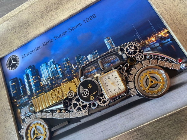Mercedes Benz Super Sport 1928 Cod M 727・Mix mecanisme ceas・Cadouri pentru barbati cu stil