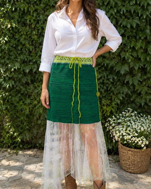 Fustă/top/vestă/rochie-Smarald Boem