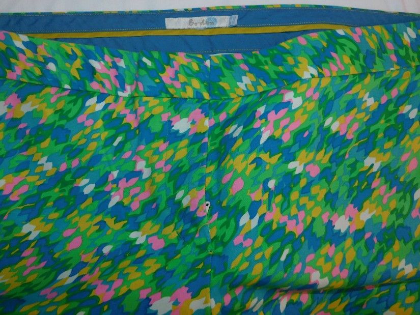 Pantaloni noi bumbac plin, UK 20, US 16, deosebiti