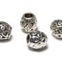 Margele din metal, argintiu antichizat, 8x8 mm