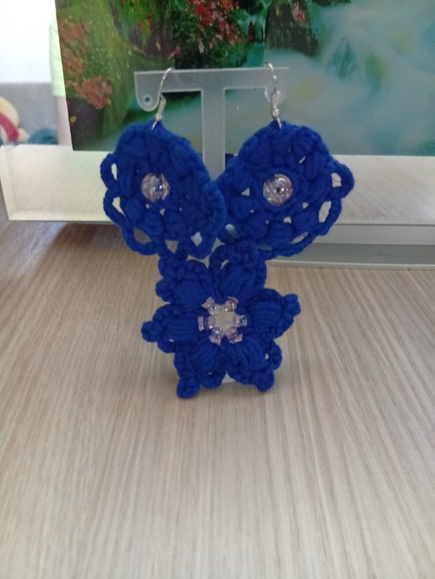 Cercei handmade si brosa
