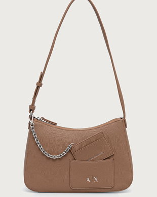 Armani Exchange hobo bag pentru femei cu imitație de piele