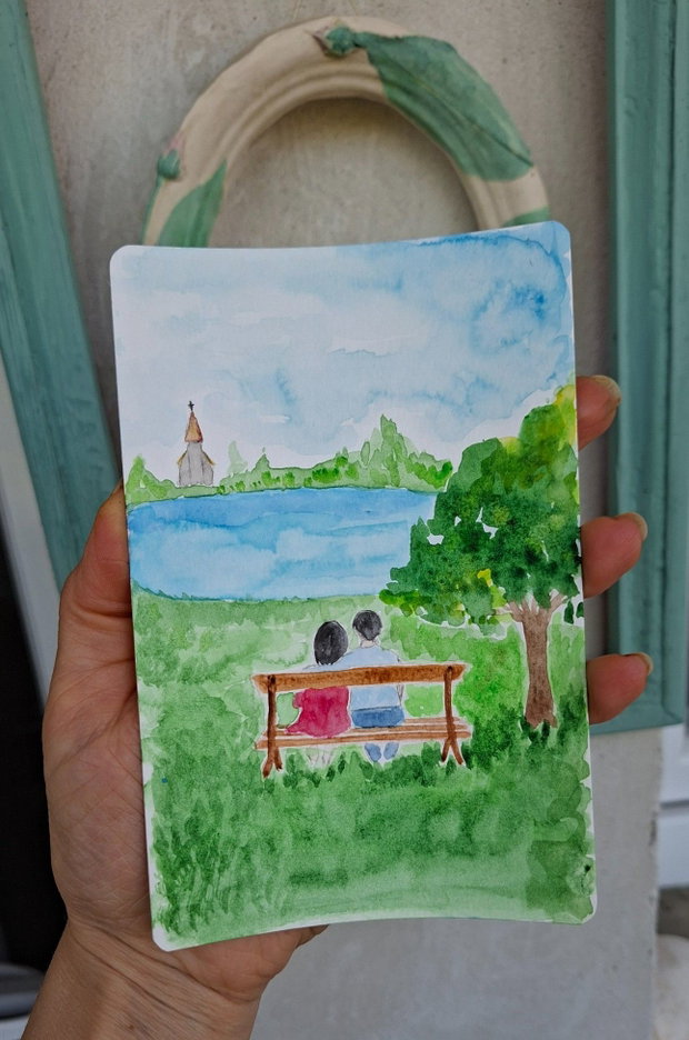 Ilustratie  cuplu