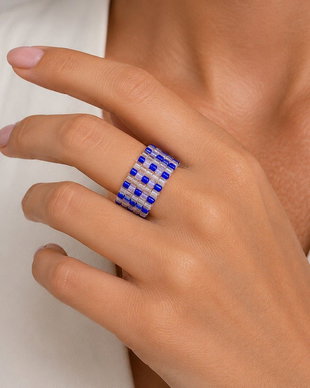 Inel Miyuki Royal Dots