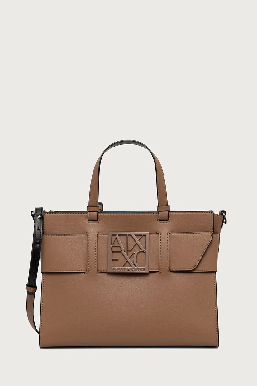 Armani Exchange geantă pentru femei cu imitație de piele