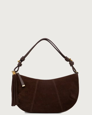 Twinset hobo bag pentru femei din piele întoarsă