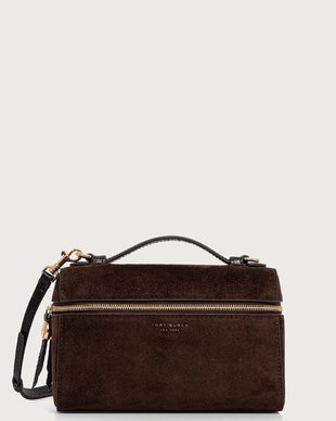 Tory Burch geantă crossbody pentru femei din piele întoarsă Romy