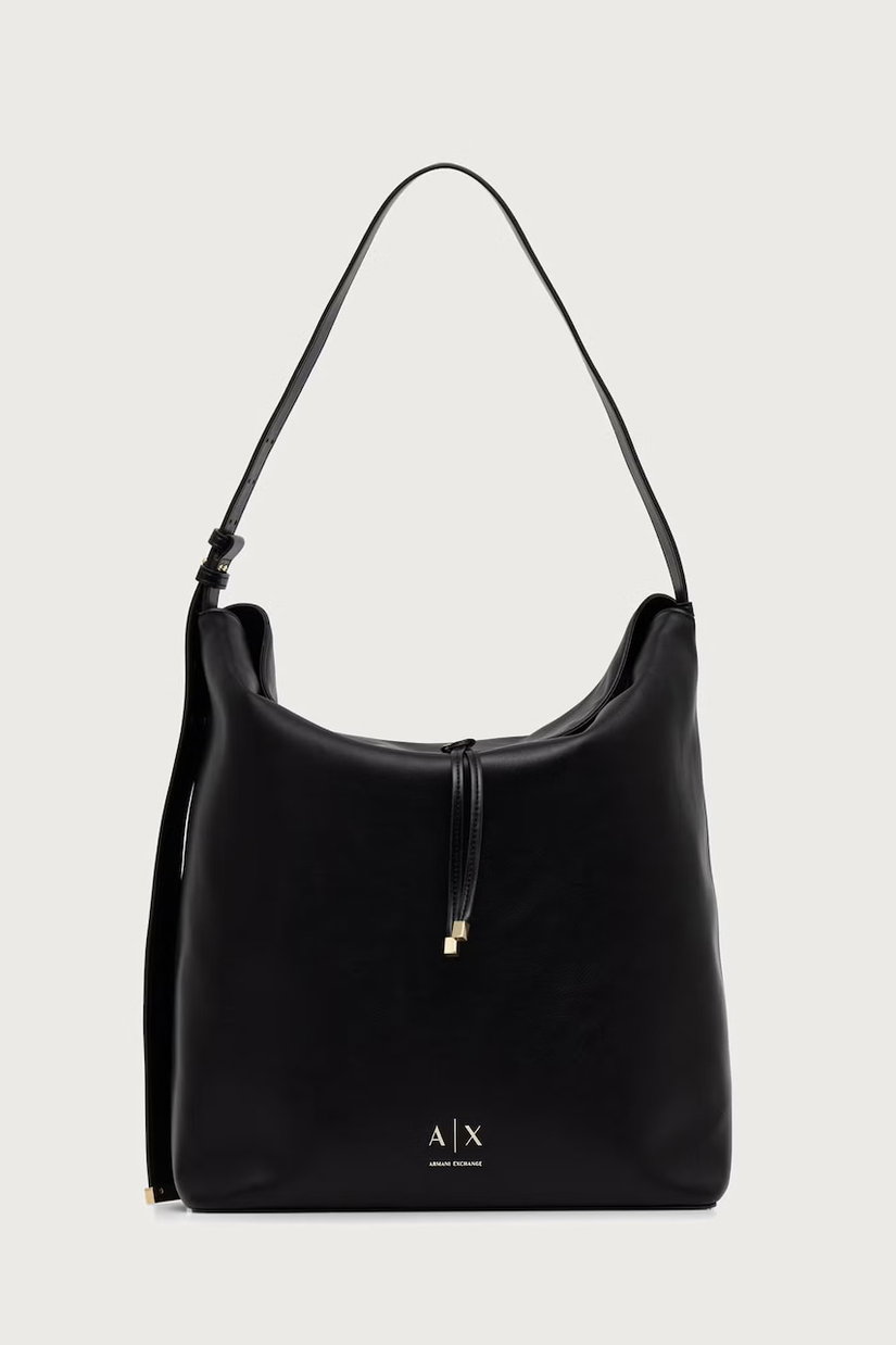 Armani Exchange geantă hobo de damă cu imitație de piele