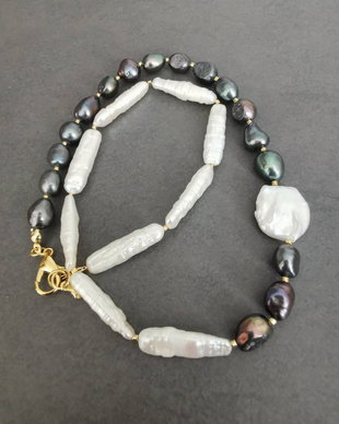 Set colier si cercei din perle de cultura CP68 CZ68