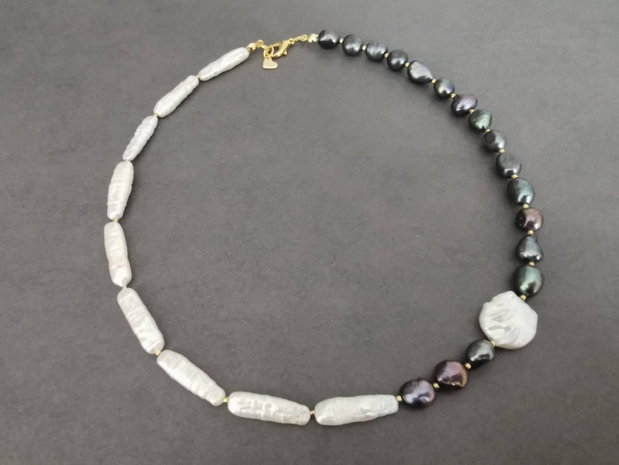 Set colier si cercei din perle de cultura CP68 CZ68