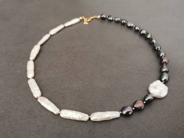 Set colier si cercei din perle de cultura CP68 CZ68