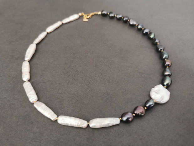 Set colier si cercei din perle de cultura CP68 CZ68