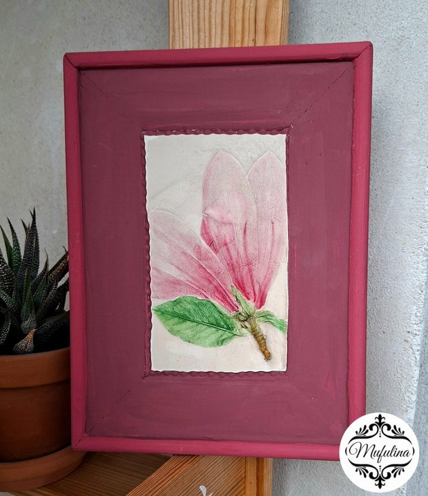 Tablou amprenta magnolie