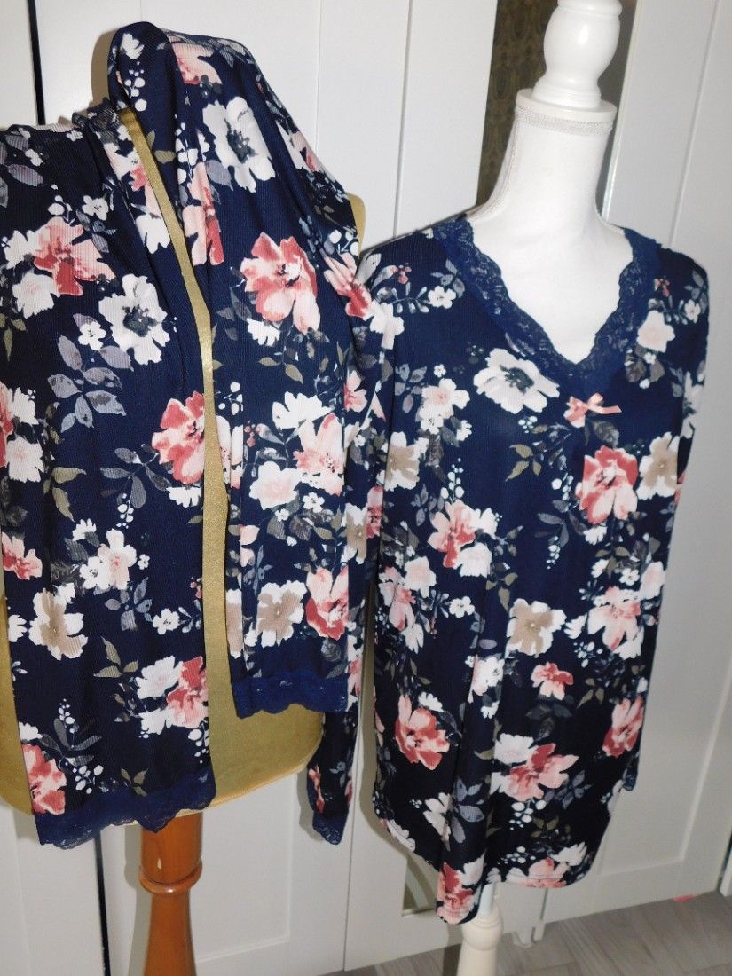 Set nou pijamale Italia  XL - XXL  viscoza