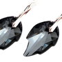 Cercei Cristale Swarovski si argint 925 - CE299.2 - cercei statement, cercei Swarovski stralucitori, cadou iubita, cercei ocazie, cadou romantic, cercei cadou, cadou sotie, cercei negri, cercei nasa