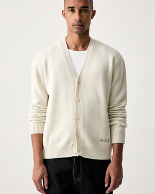 A.P.C. cardigan pentru bărbați din lână kevin