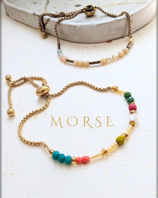 Brățară personalizată Morse, mesaj secret în cod Morse, bijuterie unicat