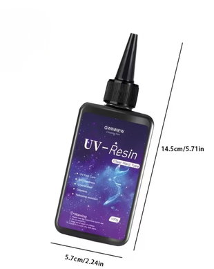 Rășină UV transparentă pentru bijuterii și proiecte handmade  100 g