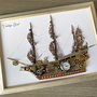 Corabie vintage Cod M 645・Cadouri zile de nastere・Cadouri personalizate・Arta steampunk