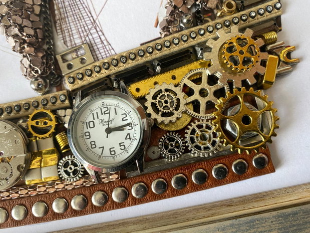 Corabie vintage Cod M 645・Cadouri zile de nastere・Cadouri personalizate・Arta steampunk
