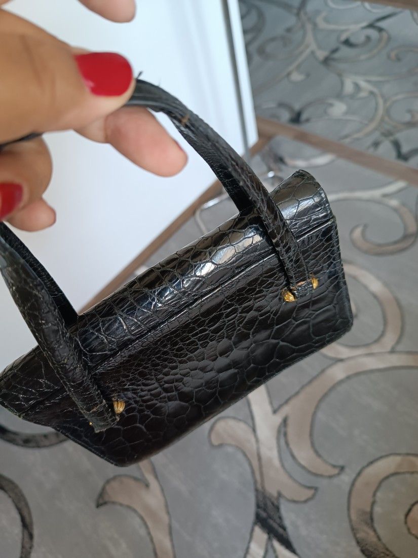 Geanta piele crocodil
