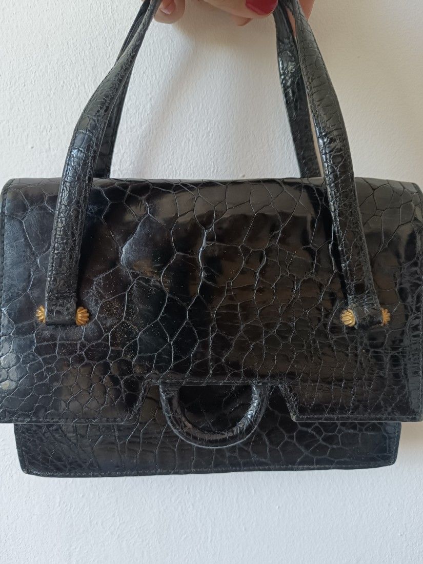 Geanta piele crocodil