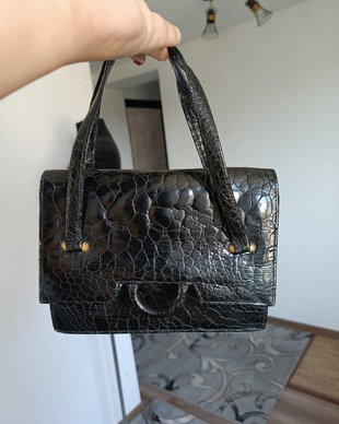 Geanta piele crocodil