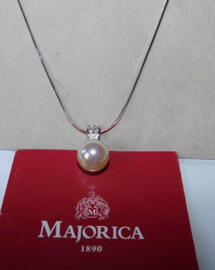 MAJORICA,  colier nou , perla   naturala , ambalaj natural  , nou