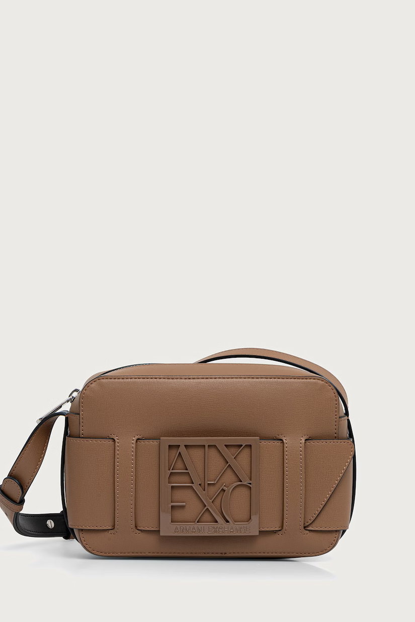 Armani Exchange geantă crossbody pentru femei cu imitație de piele