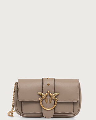 Pinko geantă crossbody pentru femei din piele