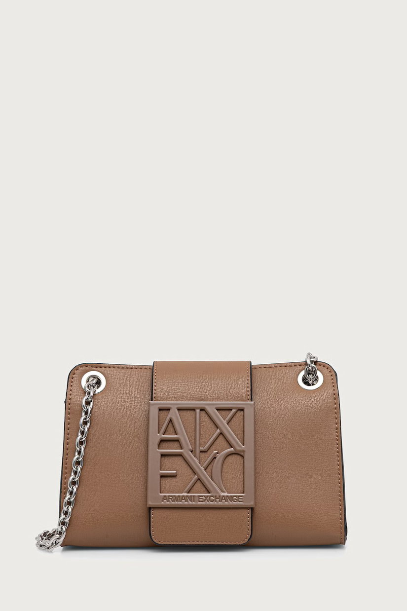 Armani Exchange geantă poștaș pentru femei cu imitație de piele