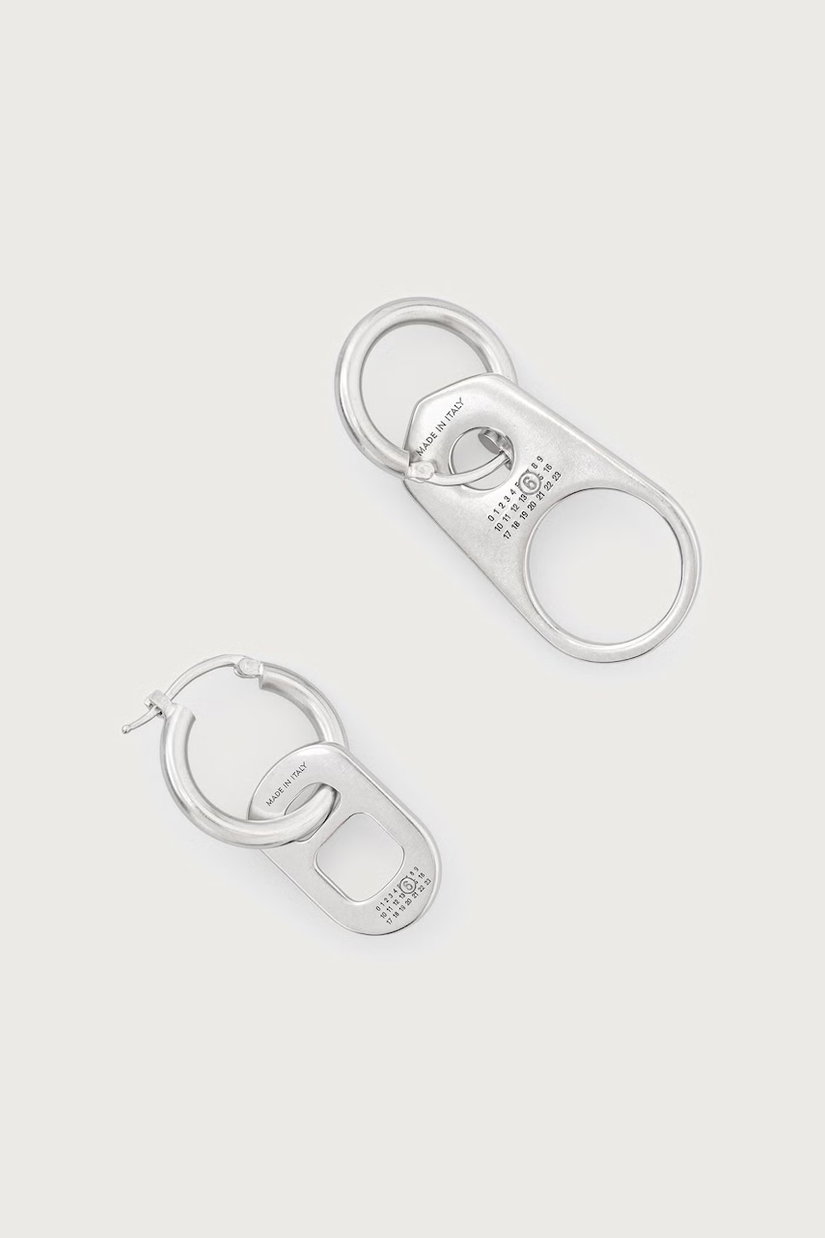MM6 Maison Margiela cercei pentru femei din alamă
