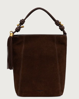 Twinset geantă shopper pentru femei din piele