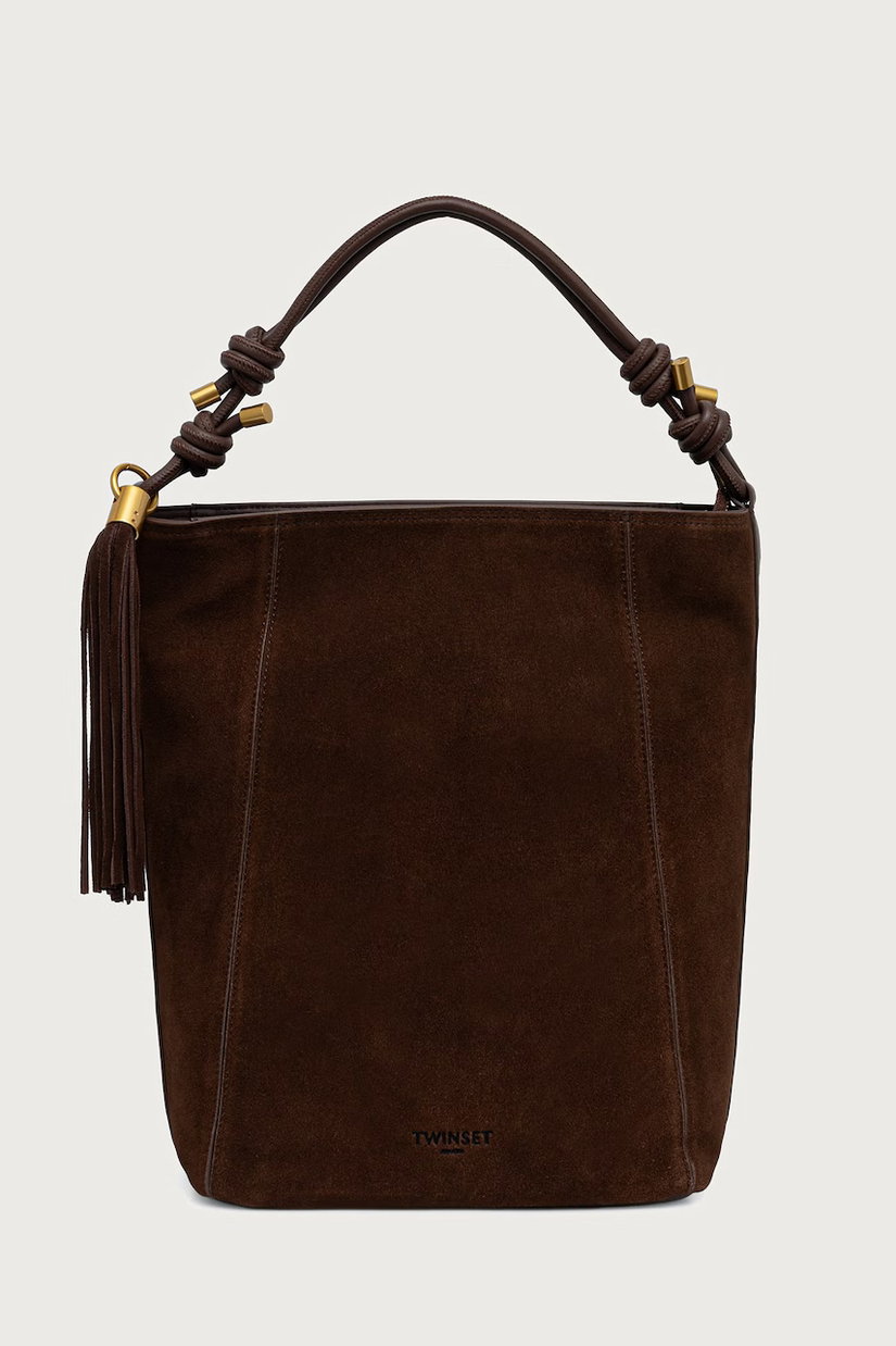 Twinset geantă shopper pentru femei din piele