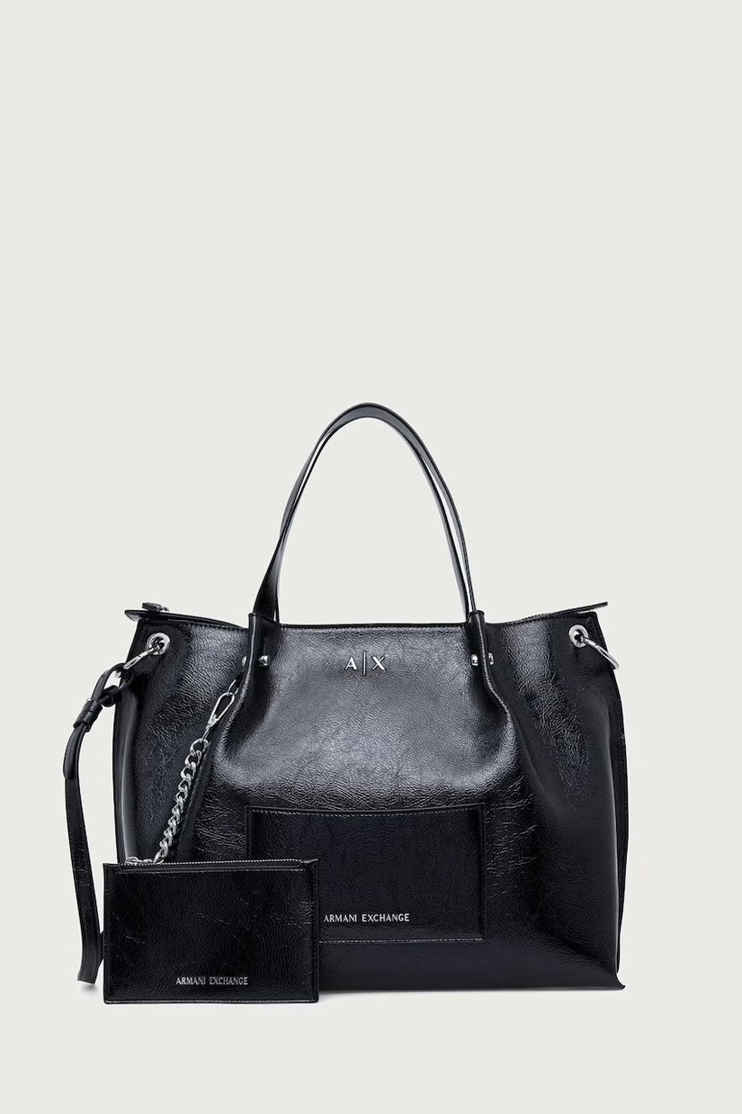 Armani Exchange geantă shopper pentru femei cu imitație de piele