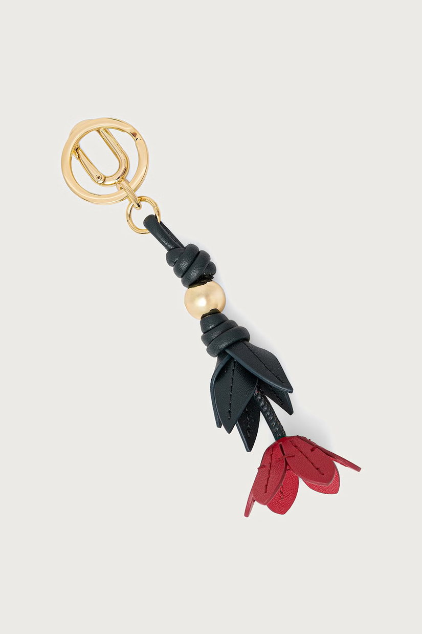Furla breloc pentru femei din piele Allegra Poppy Keyring