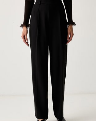 Twinset pantaloni pentru femei cu vâscoză