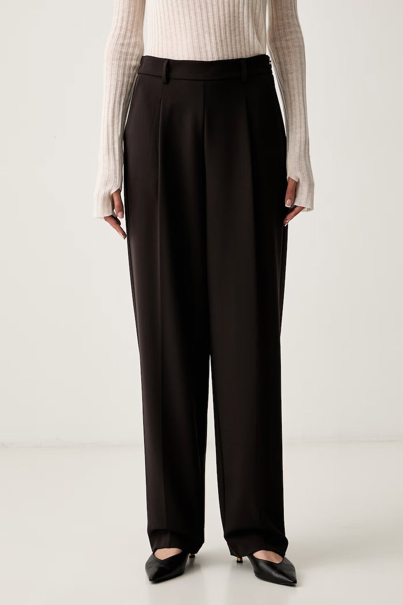 Twinset pantaloni pentru femei cu vâscoză