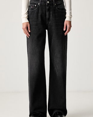 Tommy Jeans blugi relaxed fit pentru femei