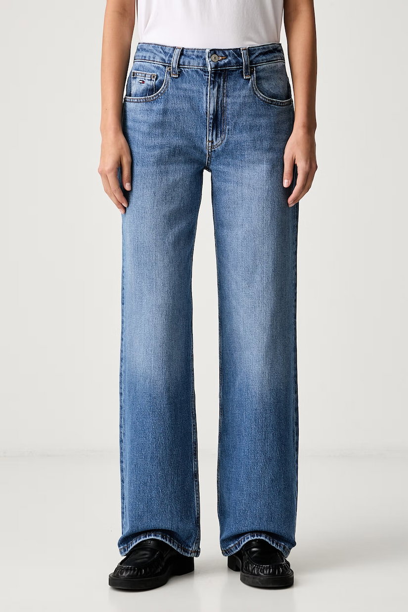 Tommy Jeans blugi relaxed fit pentru femei