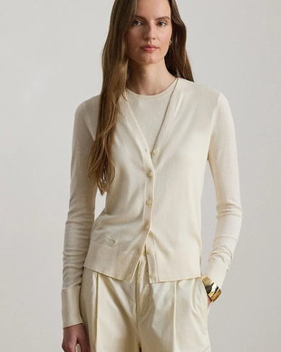 Lauren Ralph Lauren cardigan pentru femei cu bumbac
