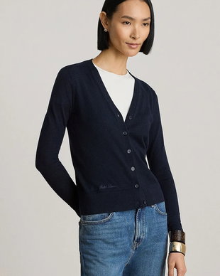 Lauren Ralph Lauren cardigan pentru femei cu bumbac