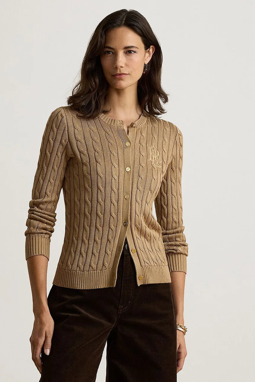 Lauren Ralph Lauren cardigan pentru femei cu bumbac