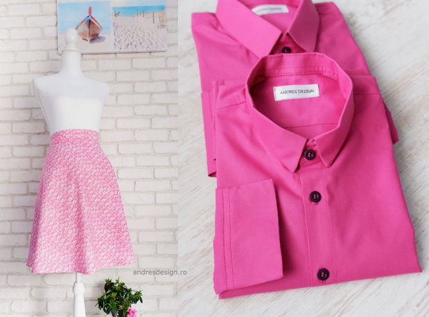 Asortare in Familie Roz Fucsia