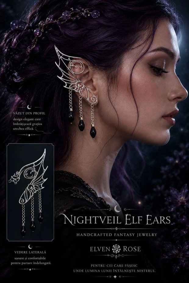 Cercei urechi de elf Nightveil