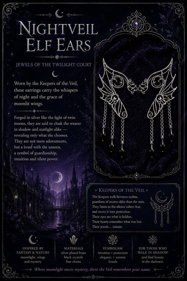 Cercei urechi de elf Nightveil