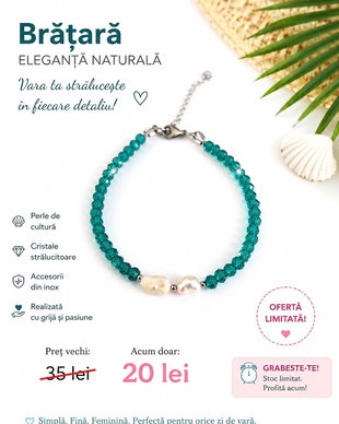 BRĂȚARĂ DE VARĂ  ELEGANȚĂ LA DOAR 20 LEI!